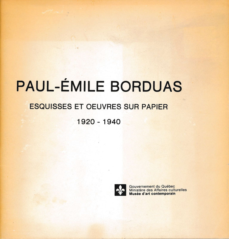 Paul-Émile Borduas, Esquisses et oeuvres sur papier
