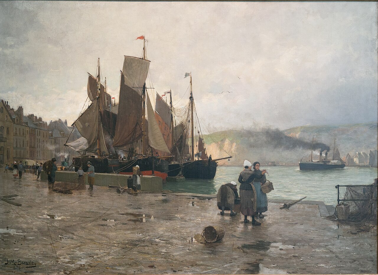 Marée haute à Dieppe