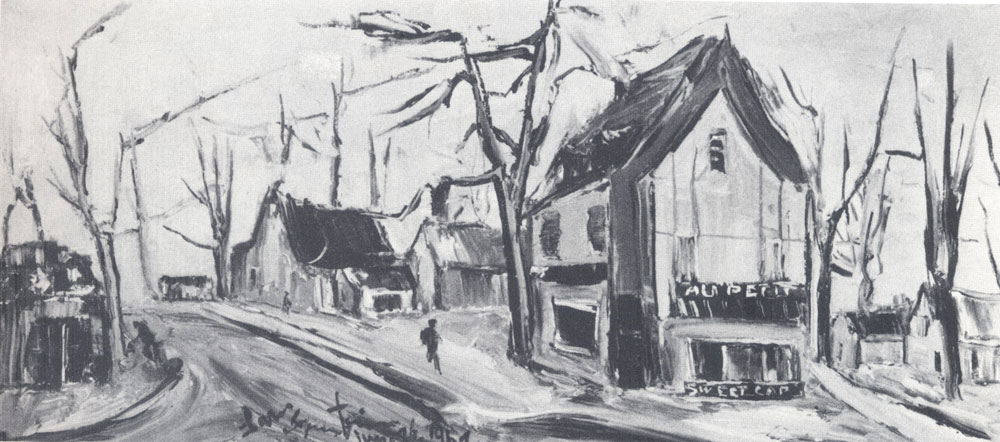 Borenstein, Sam : Street in Laurentians