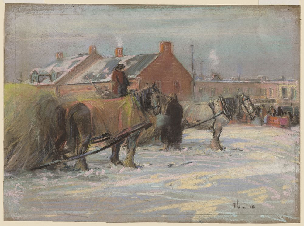 Brownell, Peleg Franklin : Hay Sleds