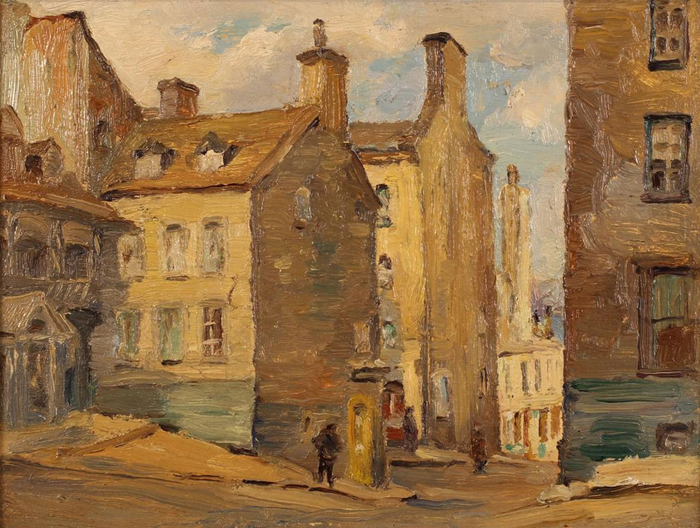 Caron, Paul : Vieux bâtiments, Québec