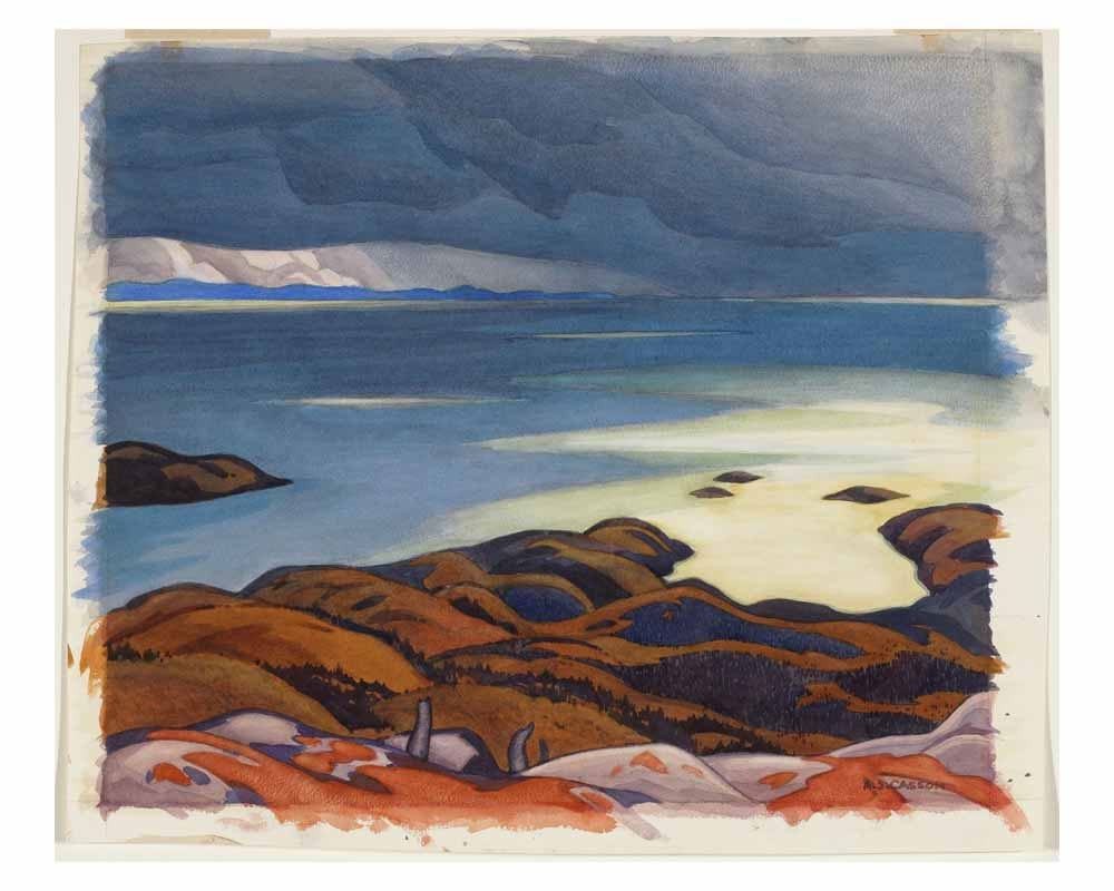 Casson, A. J. : Approaching Storm, Lake Superior