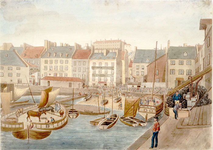 La Place du marché de la basse-ville de Québec