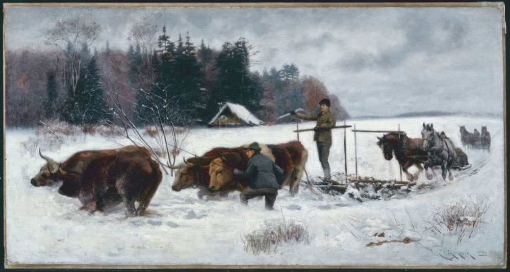 Cruikshank, William : Breaking a road