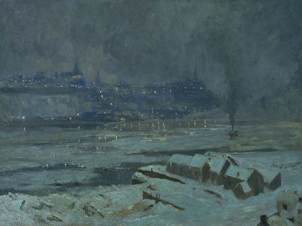 Cullen, M. G. : Winter evening, Quebec