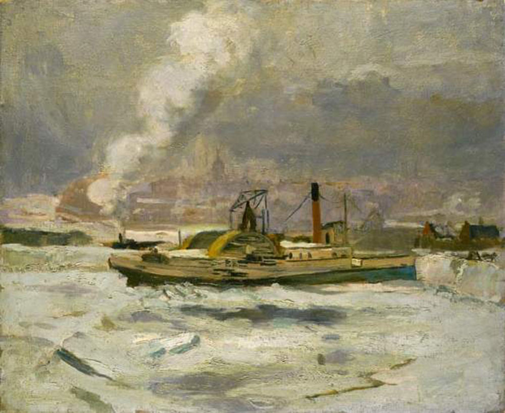 Cullen, M. G. : The old ferry, Louise basin, Quebec