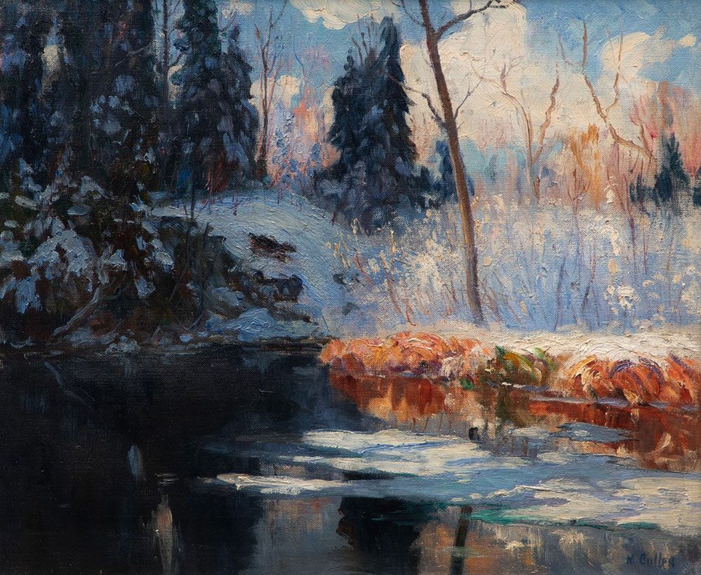 Cullen, Maurice Galbraith : Sunglow, a Bend in the River