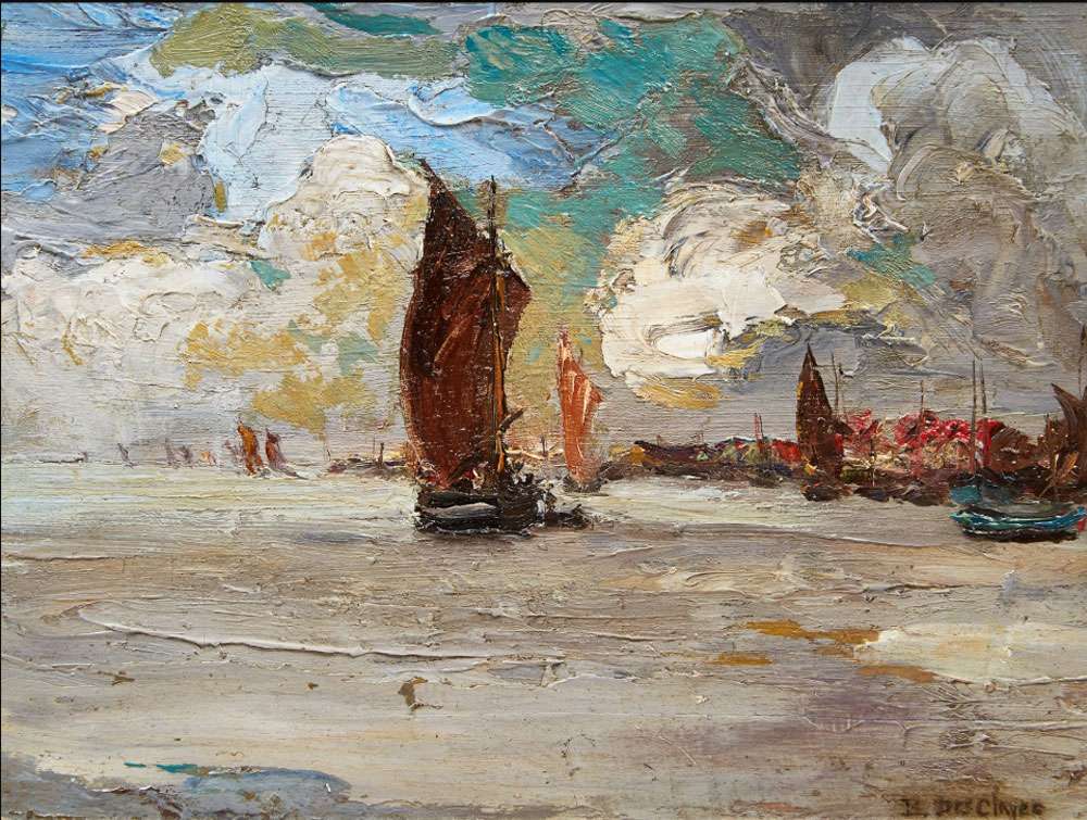 Des Clayes, Berthe : Fishing Fleet, Étaples