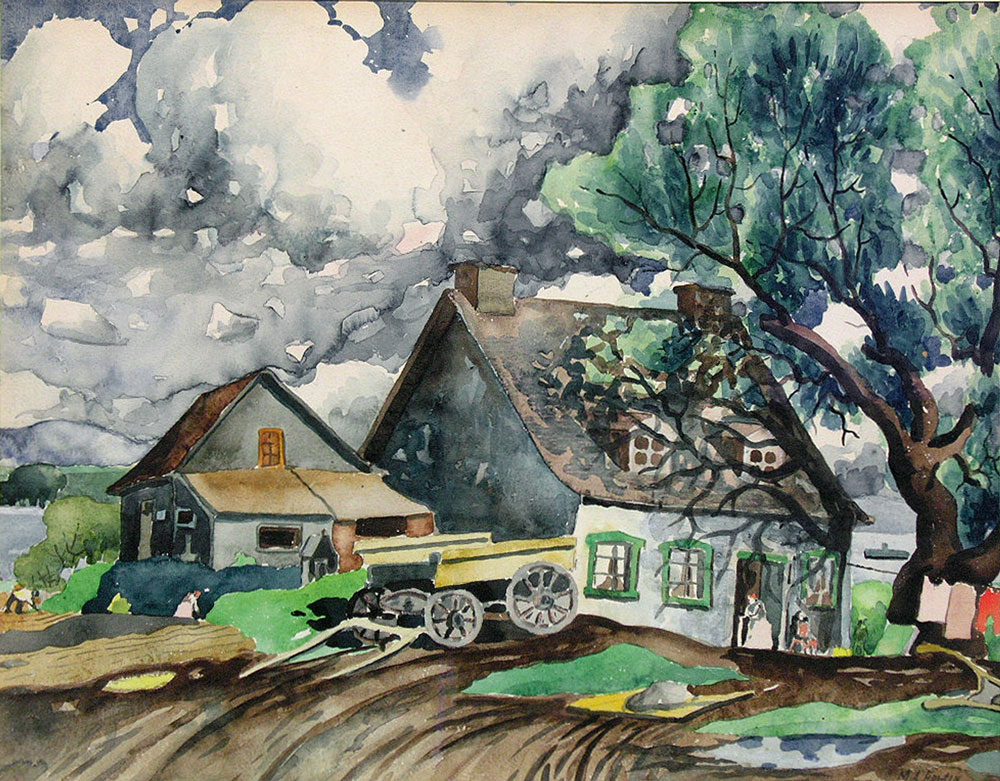 Fortin, Marc-Aurèle : Ferme à St-Eustache