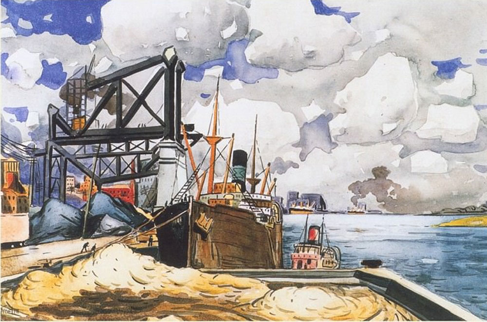 Fortin, Marc-Aurèle : Montreal Harbour