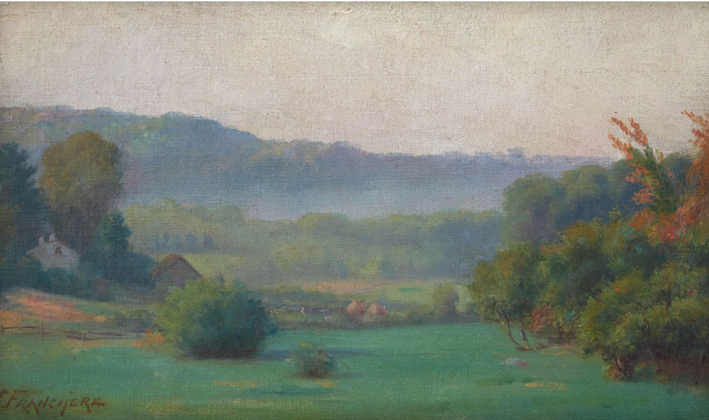 Franchère, Joseph-Charles : Antique Sunset Maritime