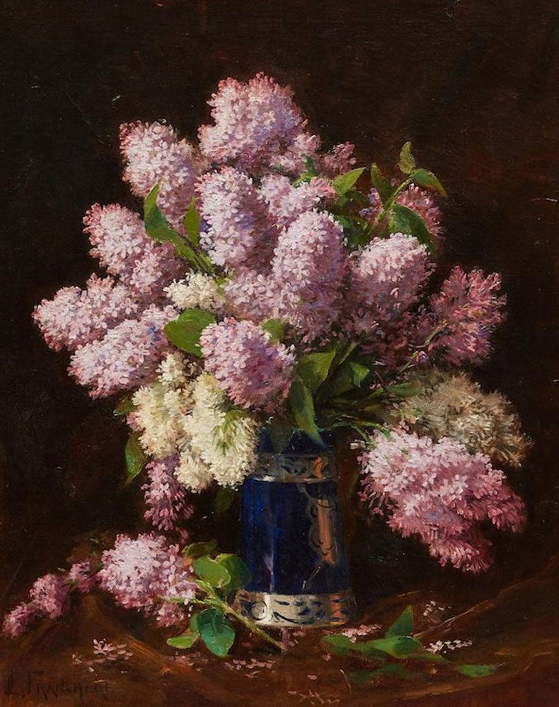 Franchère, Joseph-Charles : Nature morte aux lilas