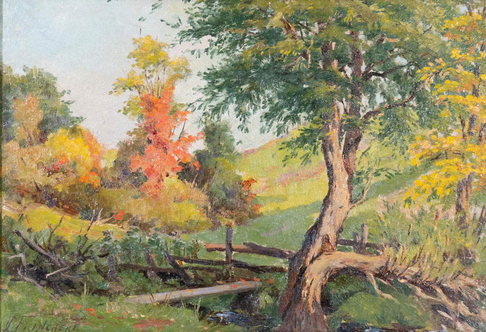Franchère, Joseph-Charles : Paysage verdoyant
