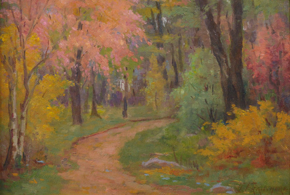 Franchère, Joseph-Charles : Chemin en automne