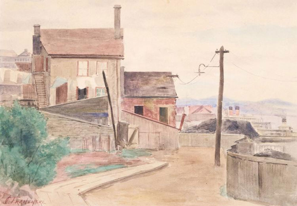 Franchère, Joseph-Charles : Maison près du port