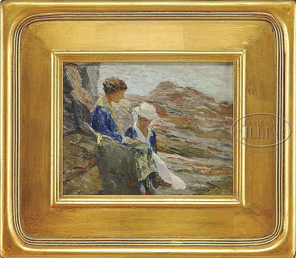 Franchère, Joseph-Charles : Seaside Conversation