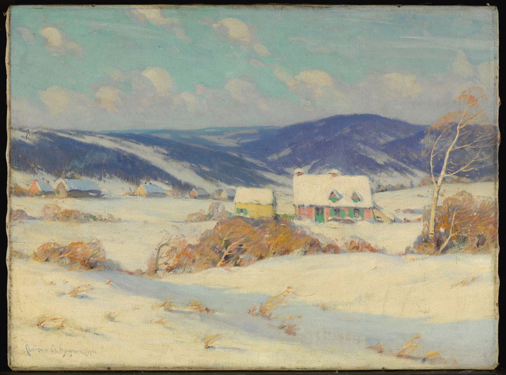 Gagnon, C. A. : Dans les Laurentides, en hiver