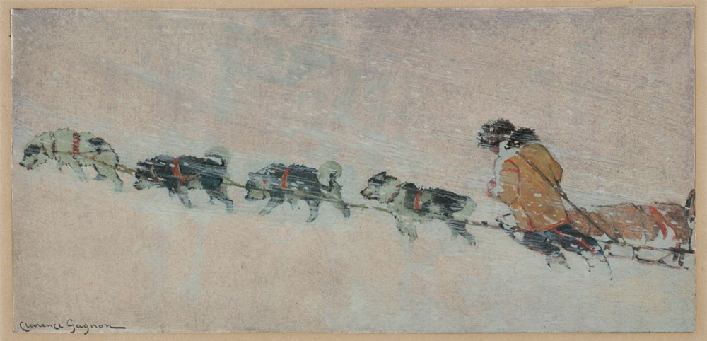 Gagnon, Clarence Alphonse : Attelage de chiens