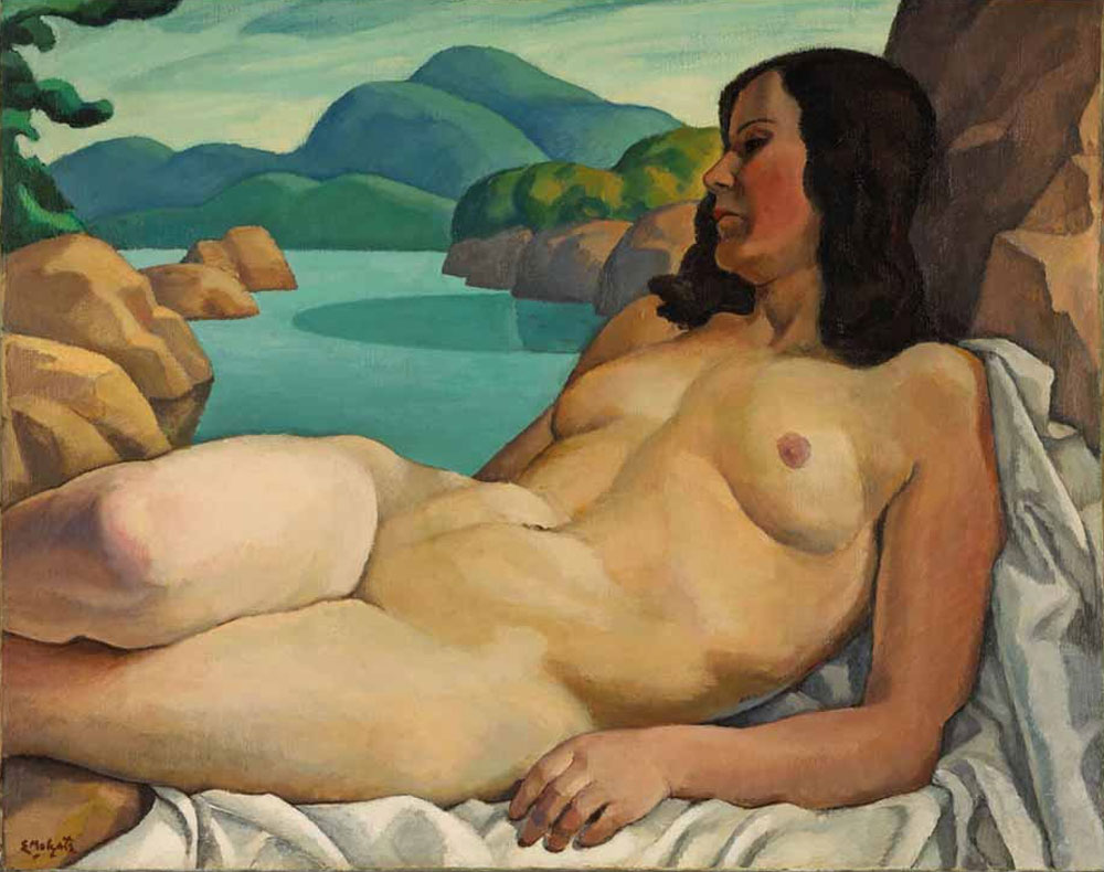 Holgate, Edwin H. : Nude in a Landscape (Nu dans un paysage)
