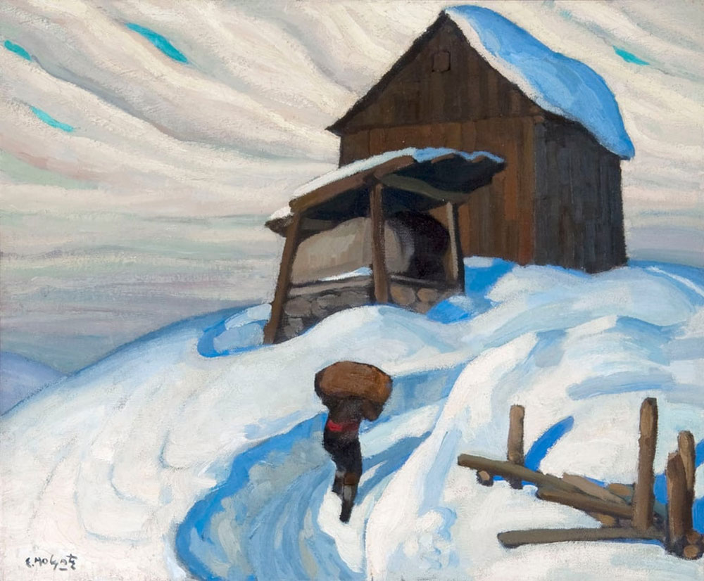 Holgate, Edwin H. : Winter Cabin