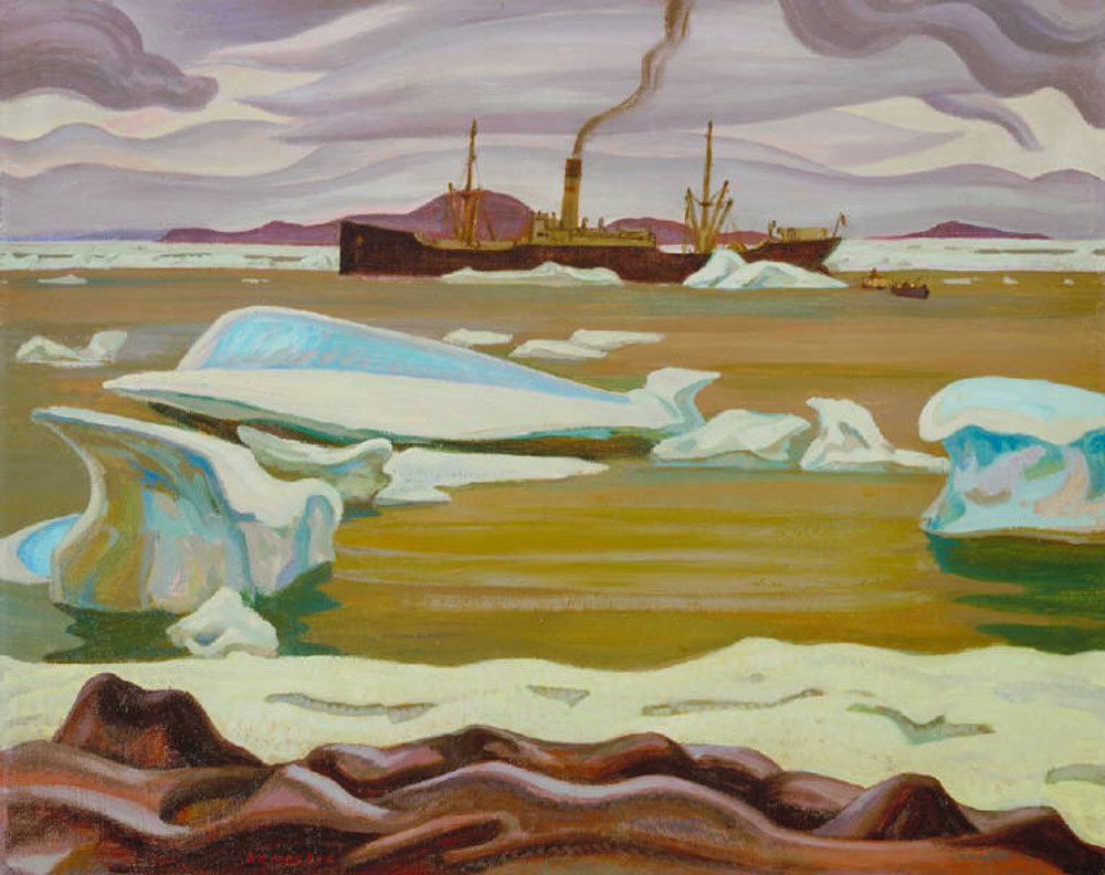 Jackson, A. Y. : Le « Beothic » au poste de Bache, île d'Ellesmere