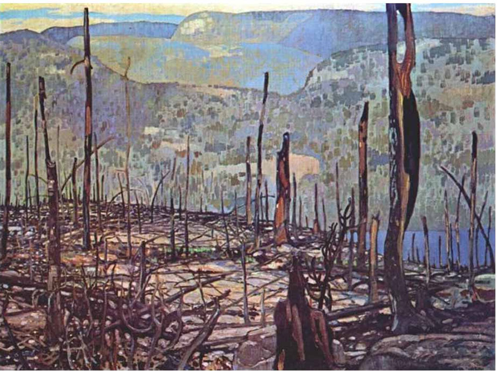 Johnston, F. H. : Le brûlé, Algoma (Fire-Swept, Algoma)