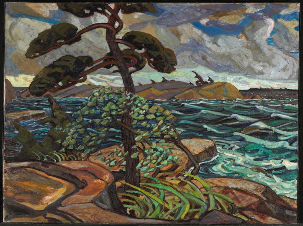 Lismer, Arthur. : A September Gale, Georgian Bay (Une bourrasque en septembre, baie Georgienne)
