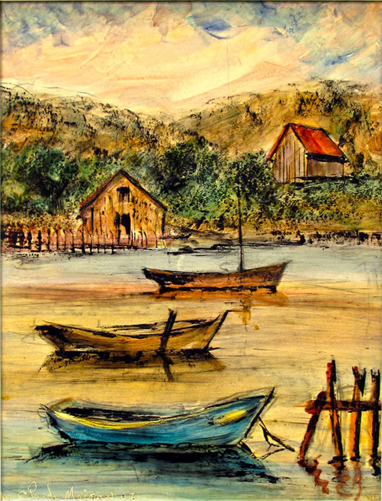 Moisan Claude : Village de pêcheurs