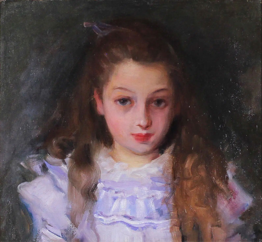 Muntz Lyall, Laura Adeline :Portrait of a young girl