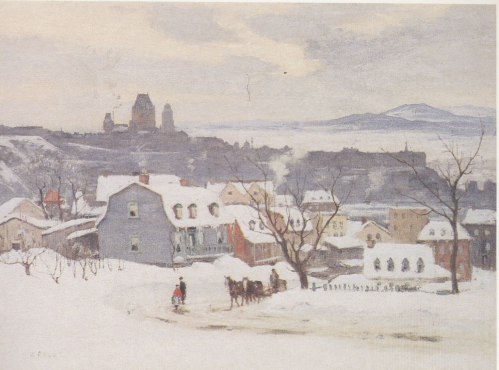 Pilot, Robert Wakehan : View of Quebec City from Levis