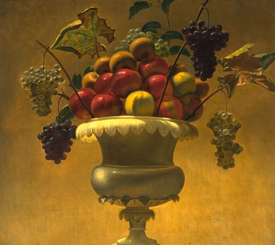 Plamondon, Antoine Sébastien : Nature morte aux pommes et raisins