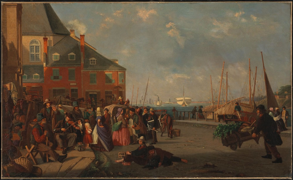Raphael, William : Derrière le marché Bonsecours, Montréal