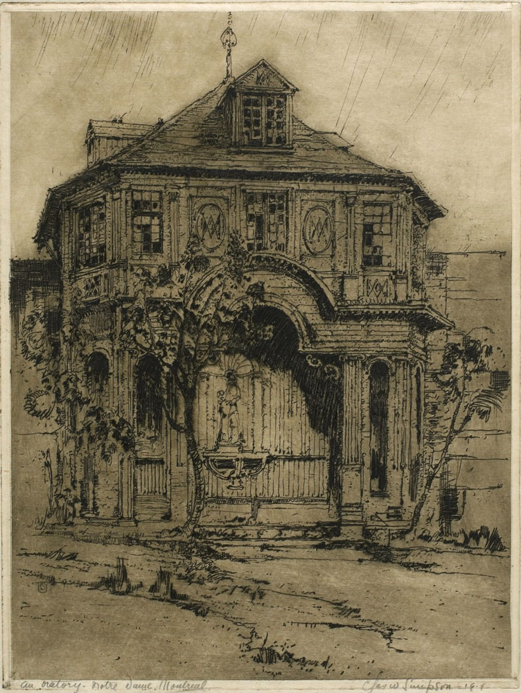 Simpson, Charles Walter : An Oratory, Notre-Dame, Montreal