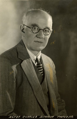 Charles Walter SImpson vers 1940