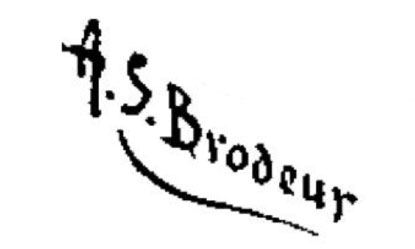 Signature A.S. Brodeur