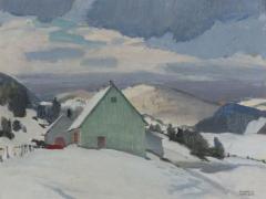 Arbuckle, George Franklin : Horses and Sleigh