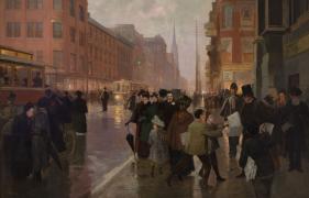 Bell-Smith F. M.: Lights of a City Street