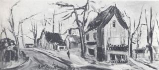 Borenstein, Sam : Street in Laurentians