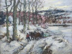 Des Clayes, B.: Drawing Ice on the  St. Francis River, Melbourne, P.Q.