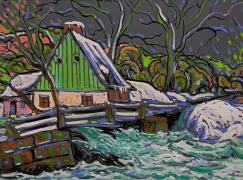 Fortin, Marc-Aurèle : Scène d'hiver