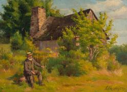Franchère, Joseph-Charles : Outside on a Summer's Day