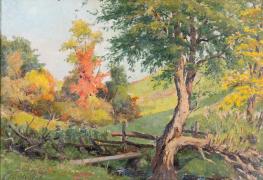 Franchère, Joseph-Charles : Paysage verdoyant