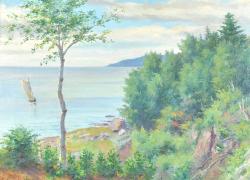 Franchère, Joseph-Charles : Voilier à Baie-Saint-Paul