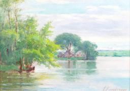 Franchère, Joseph-Charles : Au bord de l'eau
