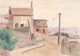 Franchère, Joseph-Charles : Maison près du port