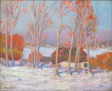 Gagnon, Clarence Alphonse : Première neige, Baie-Saint-Paul