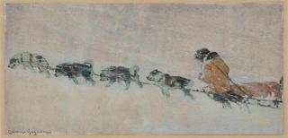 Gagnon, Clarence Alphonse : Attelage de chiens