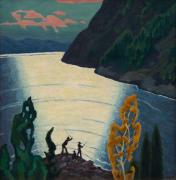 Holgate, Edwin H. : Dawn on the Saguenay