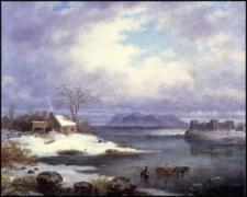 Krieghoff, C. : The fort of Chambly