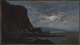 Raphael, William : Campement indien dans le bas estuaire du Saint-Laurent